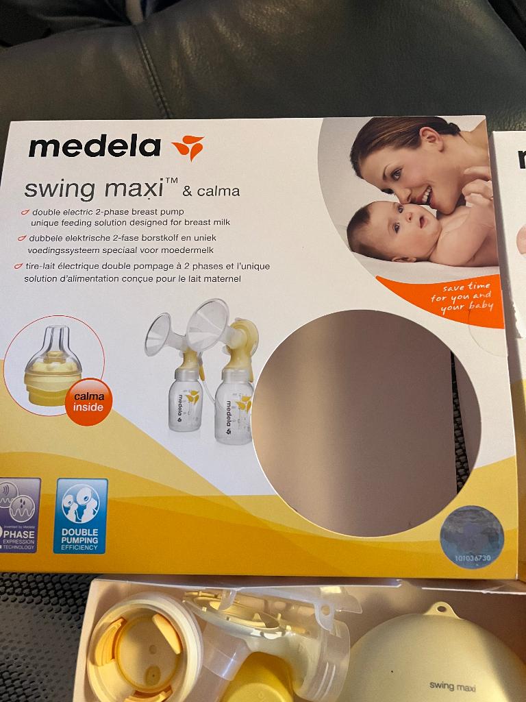 Medela swing maxi borstkolf, Kinderen en Baby's, Ophalen of Verzenden, Zo goed als nieuw, Borstkolf