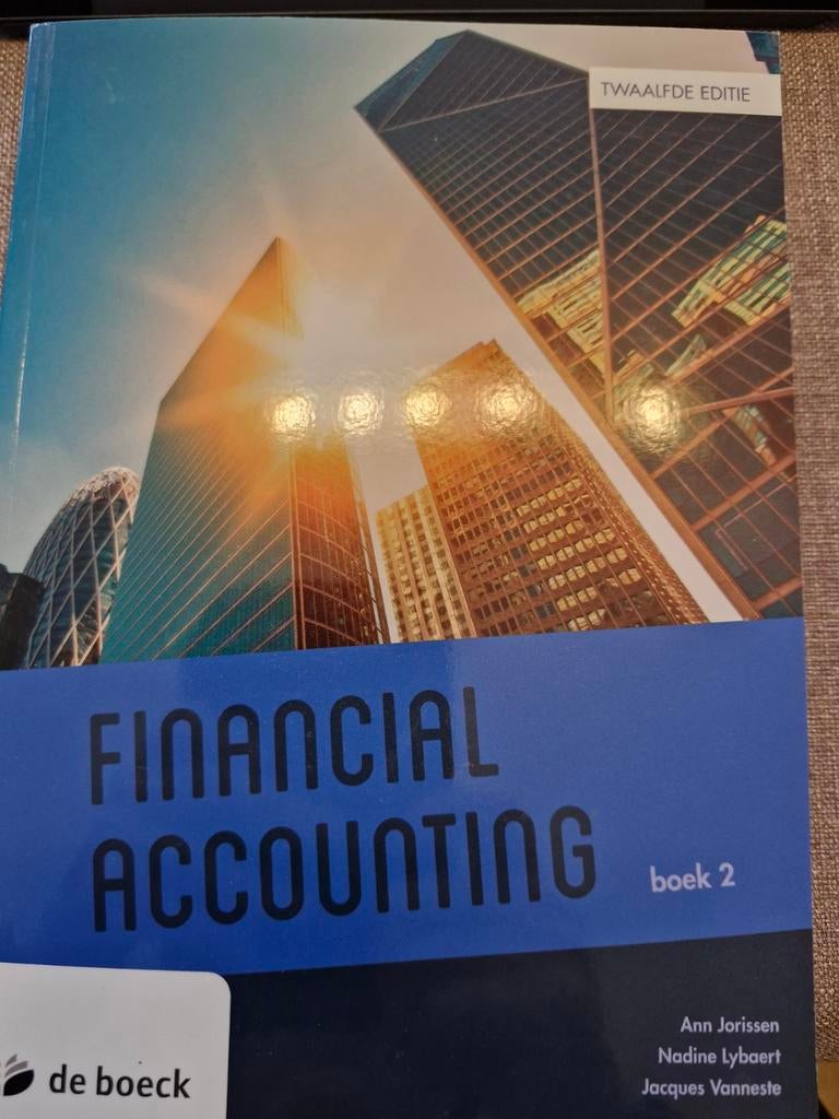 Financial accounting 2019-2 delen, Boeken, Ophalen, Ann Jorissen, Zo goed als nieuw, Accountancy en Administratie