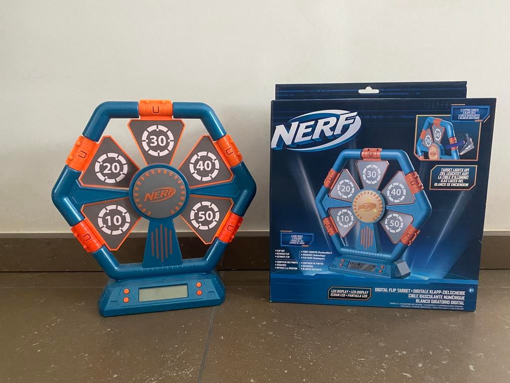 Nerf elektrische schietschijf, Ophalen, Zo goed als nieuw
