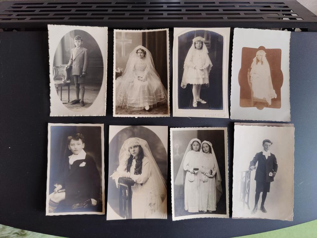 8 foto's communie, Ophalen of Verzenden, Gebruikt, Foto