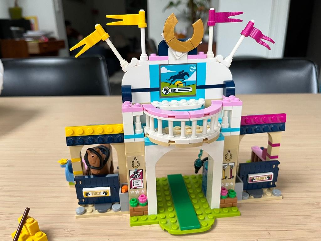 Paardenmanege 41367, Ophalen, Zo goed als nieuw, Complete set, Lego