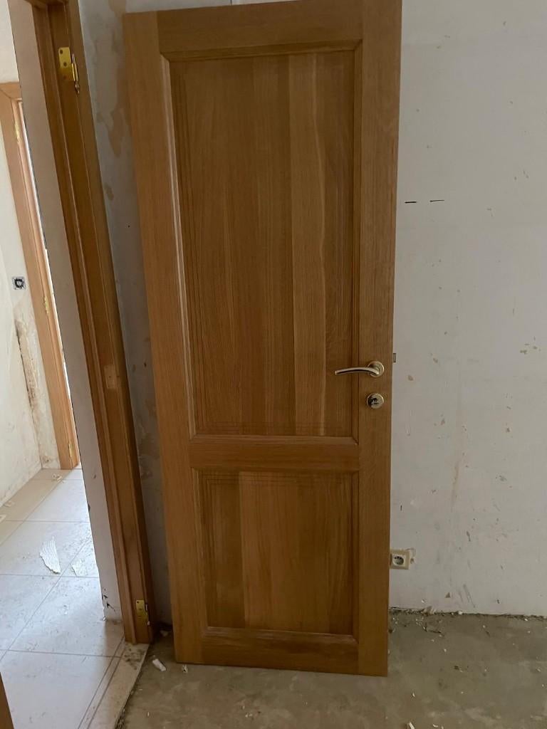 eiken deuren, Ophalen, Gebruikt, Minder dan 80 cm, Binnendeur