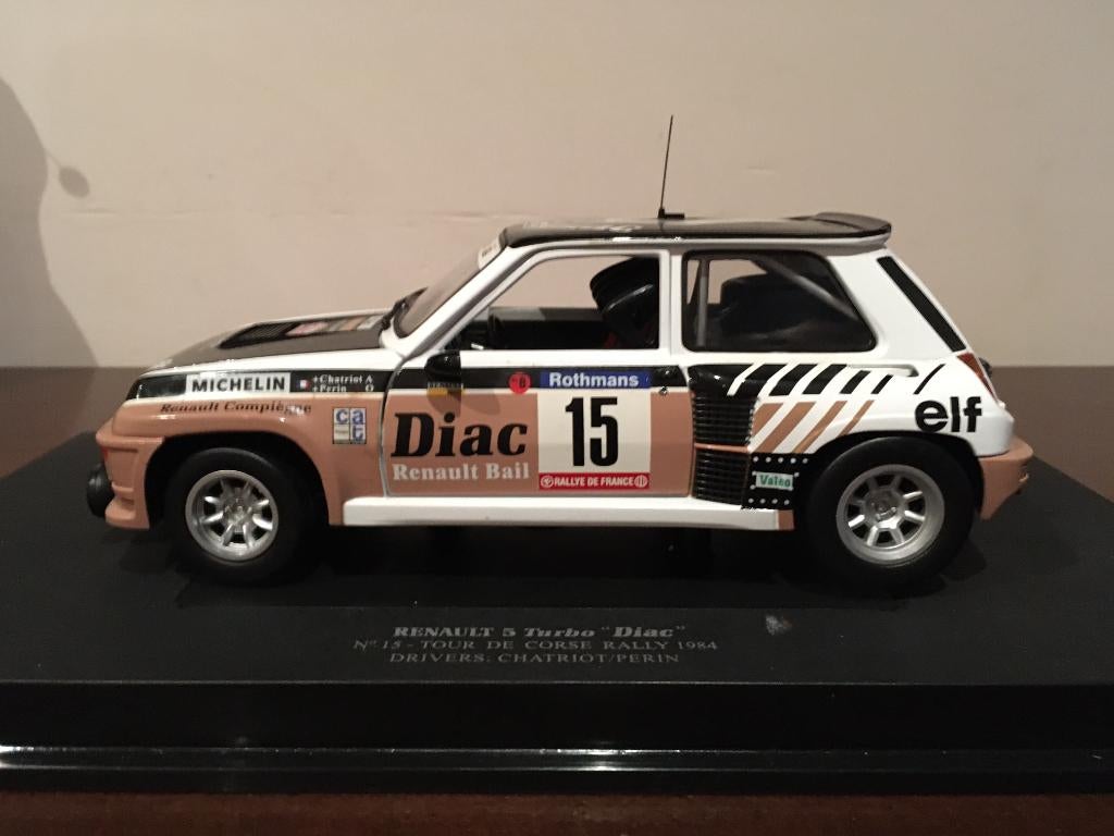 Renault R5 Turbo Diac Chatriot Tour de Corse 1/18, Ophalen, Nieuw, Auto