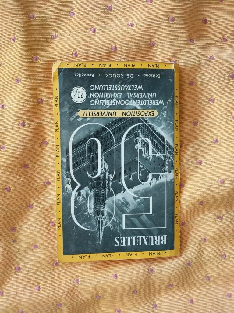 Originele plan expo 1958., Boeken, Ophalen of Verzenden, Zo goed als nieuw