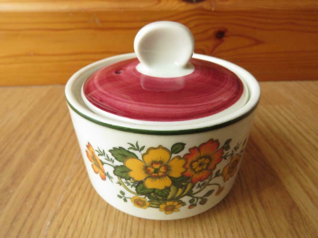 Vintage superbe sucrier Villeroy & Boch, Enlèvement ou Envoi