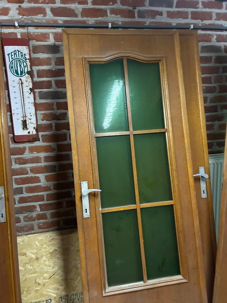 Binnendeuren, Doe-het-zelf en Bouw, Deuren en Vliegenramen, Gebruikt, Binnendeur, 200 tot 215 cm, Vouwdeur