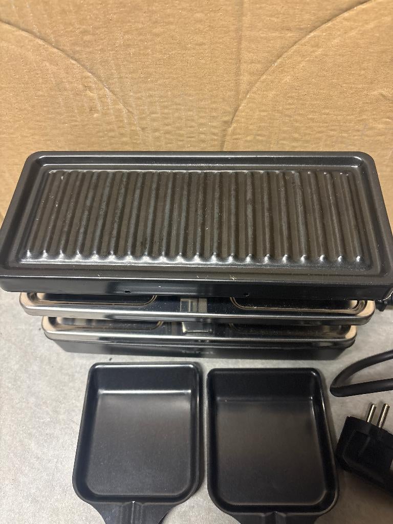 Tefal raclette plug & share, Elektronische apparatuur, Gourmetstellen, Zo goed als nieuw, Minder dan 4 personen, Ophalen of Verzenden