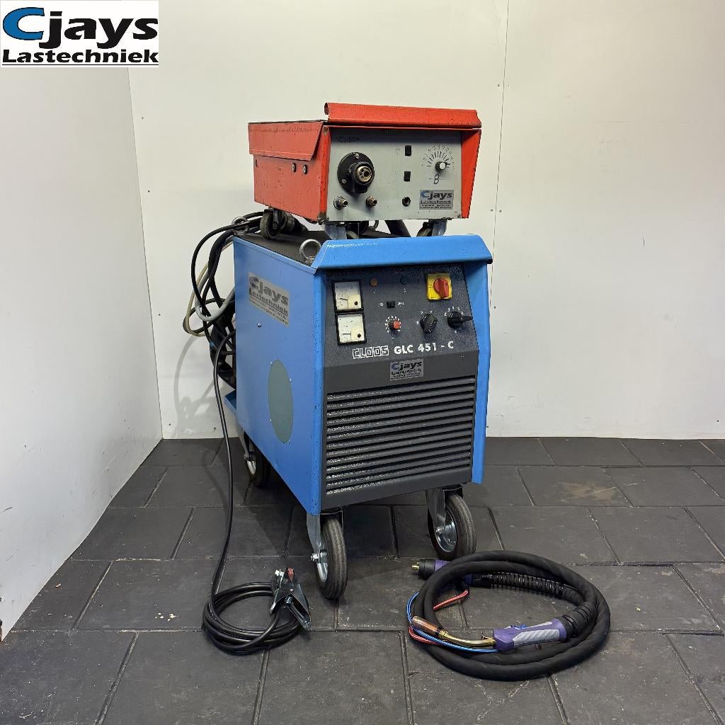 Carl Cloos GLC 451-C Mig Co2 Halfautomaat WTGK + garantie, Bricolage & Construction, Outillage | Soudeuses, Utilisé, CO2, 250 ampères