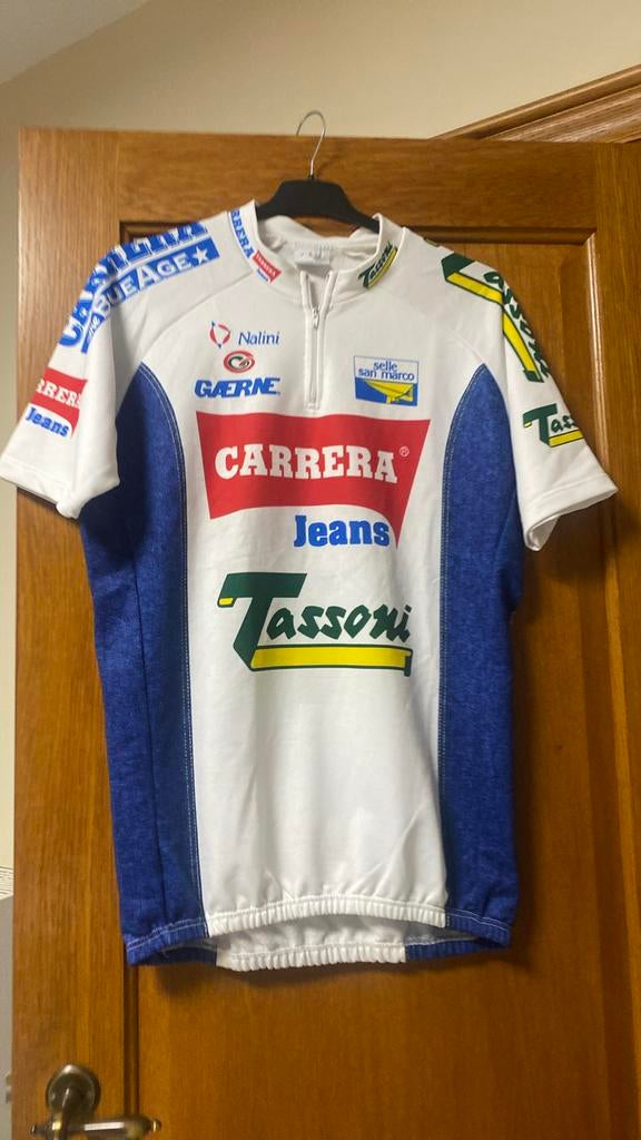 Ancien maillot cycliste CARRERA très bon état, Collections, Enlèvement ou Envoi