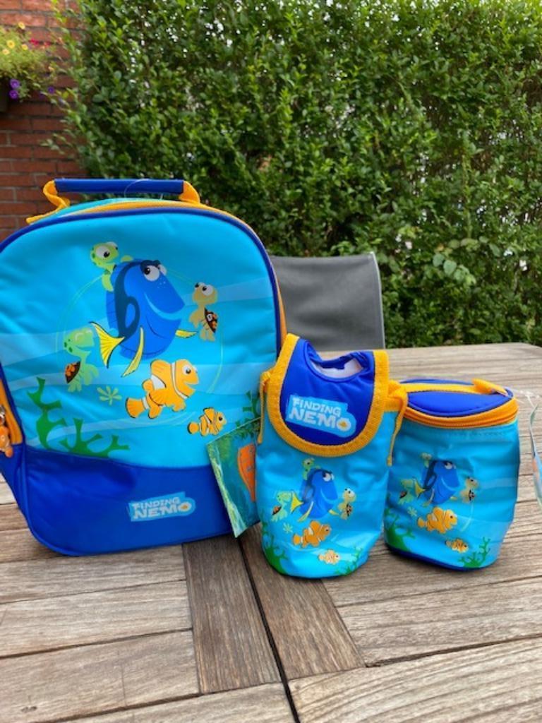 Peuter of kleuter boekentas en rugzak - NEMO - nieuw!, Ophalen, Nieuw, Blauw, Schoudertas