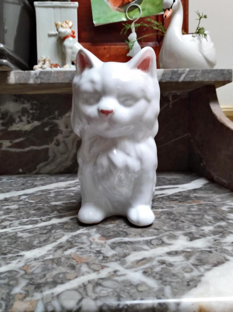 Bloempotje kat / poes, Ophalen of Verzenden