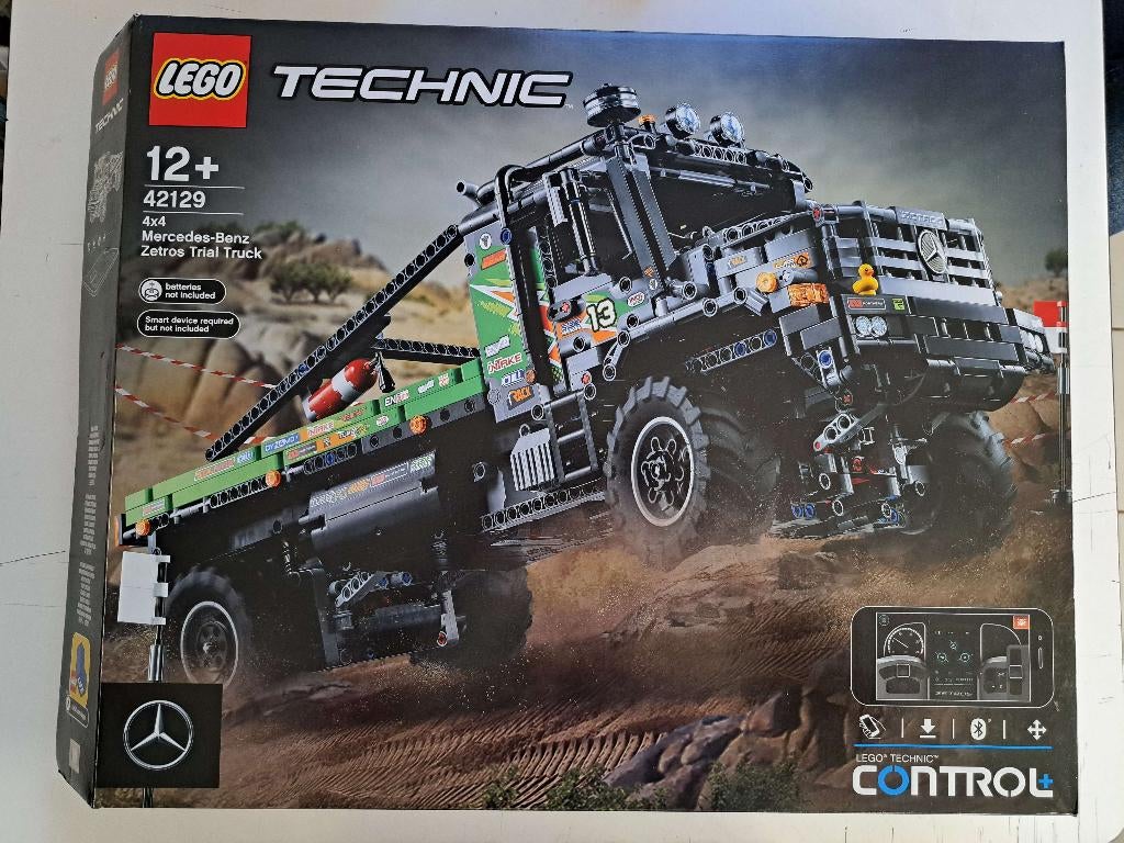 Lego 42129 4x4 Mercedes-Benz Zetros Trial Truck, Ophalen of Verzenden, Zo goed als nieuw, Complete set, Lego