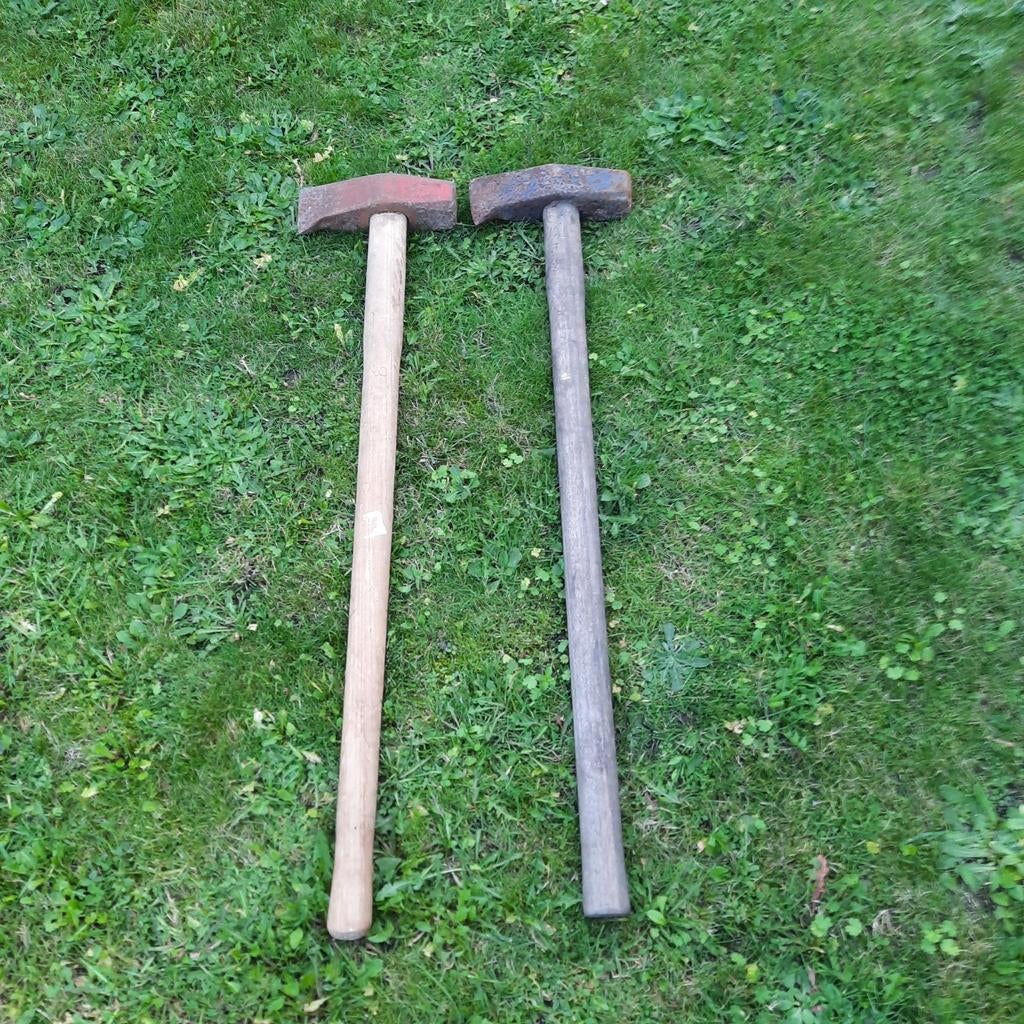 Kliefhamer , weinig of niet gebruikt . Rechtse is weg ., Tuin en Terras, Ophalen of Verzenden, Gebruikt, Bijl
