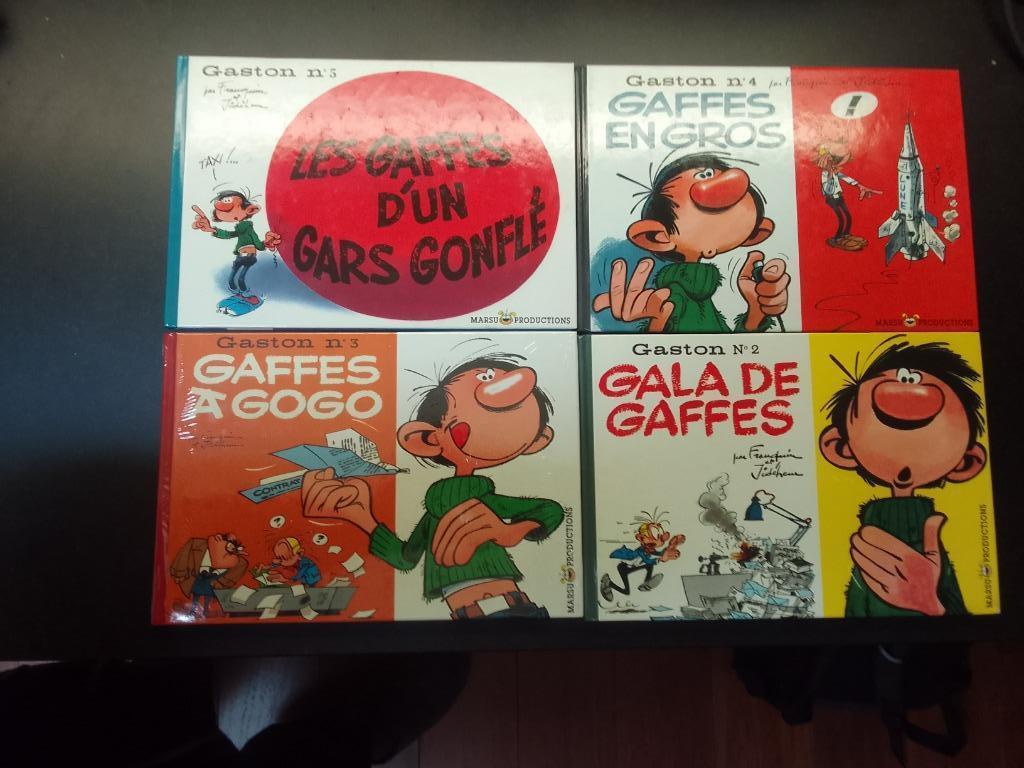 Gaston LAGAFFE T2 à T5 - Fac-similé - TL 2006 Franquin TBE, Livres, BD, Comme neuf, Enlèvement ou Envoi