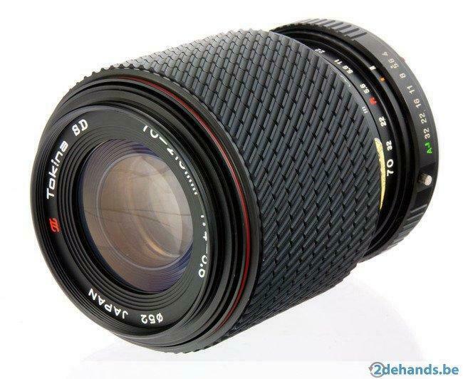 lens tokina SD - 70-210mm -dia 52- japan, Ophalen of Verzenden, Gebruikt, Groothoeklens
