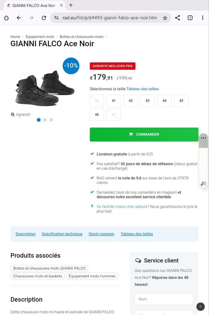 Basket moto été, Motos, Falco, Neuf, sans ticket, Hommes, Bottes