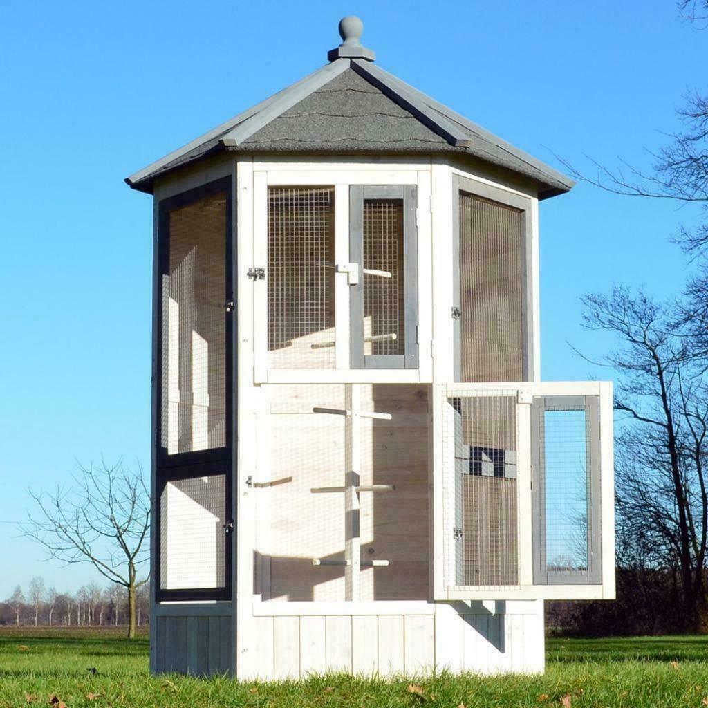 Voliere en bois XXL perruche canari mandarin calopsitte NEUF, Envoi, Neuf, Bois, Cage à oiseaux