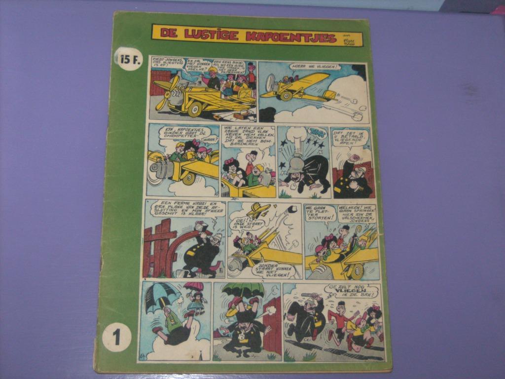 Oude strip: de lustige kapoentjes. (1), Boeken, Stripverhalen, Eén stripboek, Ophalen of Verzenden, Gelezen, Marc Sleen