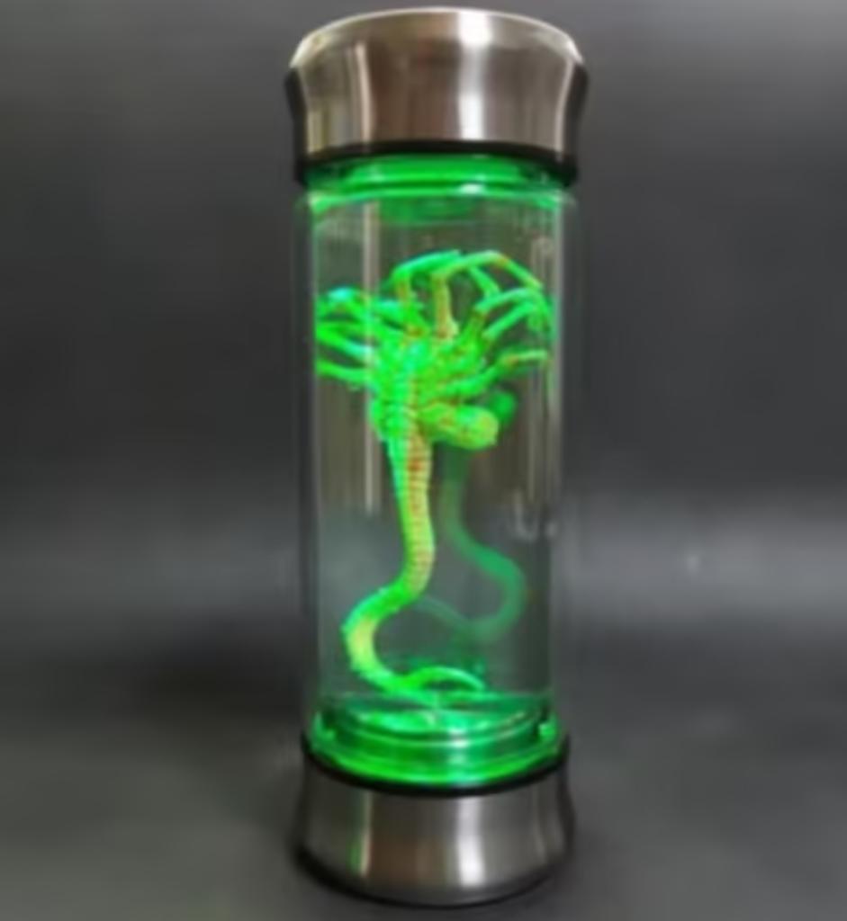 Alien LED nachtlamp Facehugger (19cm), Ophalen of Verzenden, Nieuw, Film, Beeldje, Replica of Model