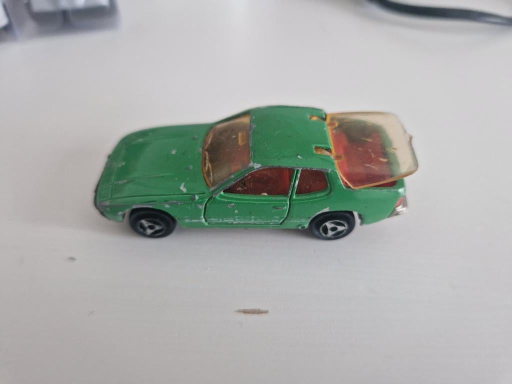 Majorette Porsche 924 verte, Envoi, Utilisé, Voiture
