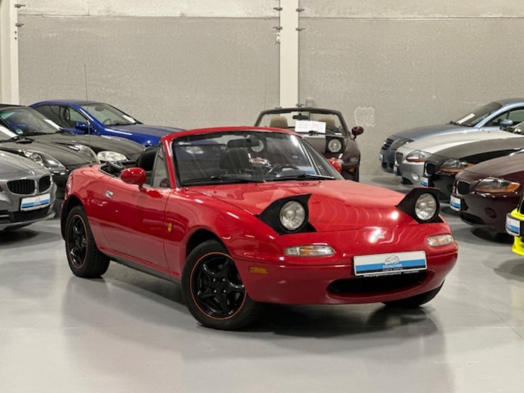 Mazda MX-5 1.6i 16v NA | Sportuitlaat | Leder | Mooie staat, Autos, Mazda, Achat, Entreprise, Boîte manuelle, Noir