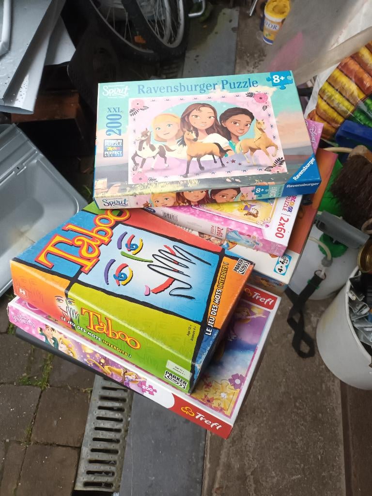 jeux de sociétés et puzzle voir photo, Ophalen of Verzenden