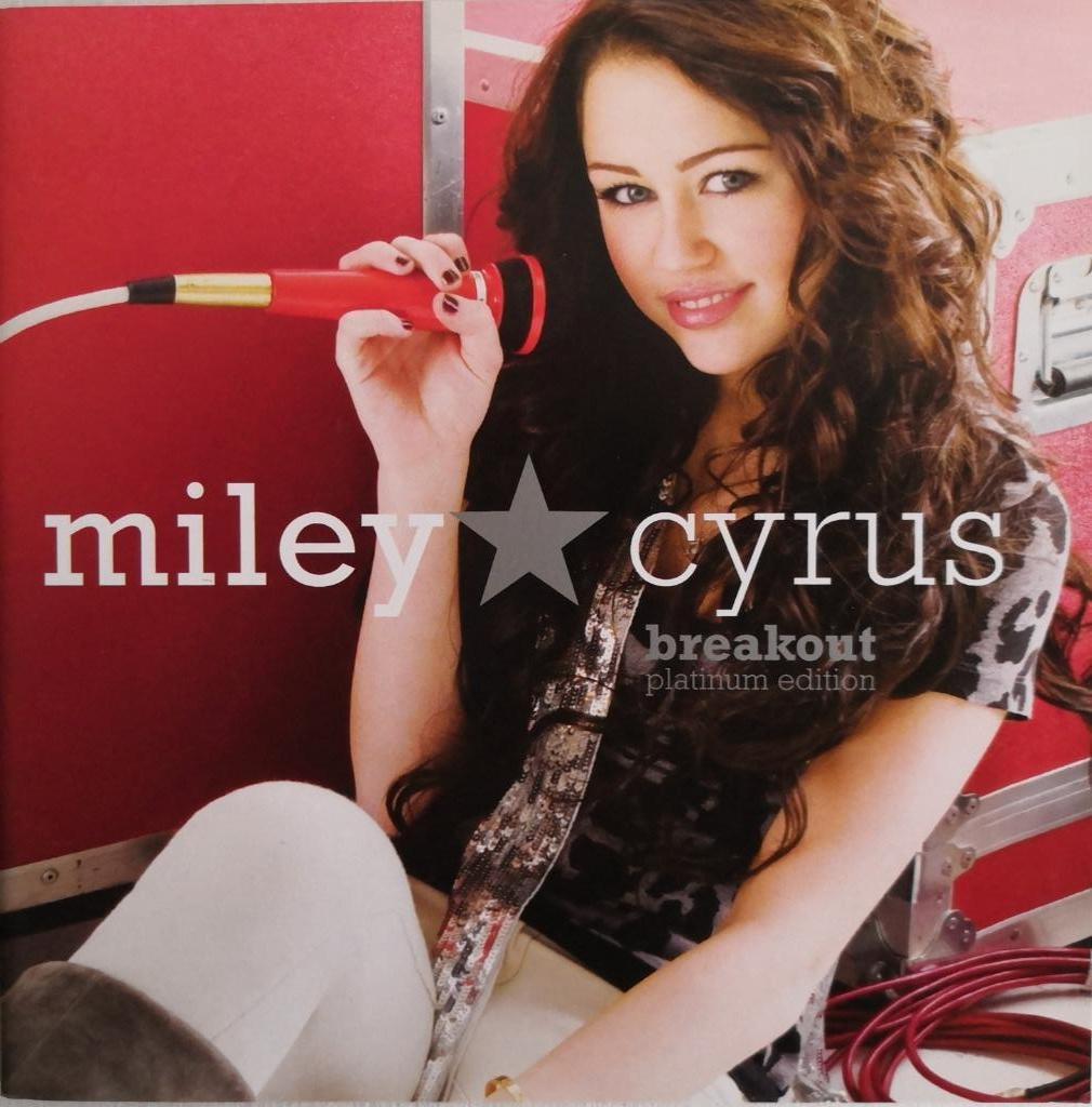 MILEY CYRUS - Breakout (platinium edition) (CD+DVD), Ophalen of Verzenden, Zo goed als nieuw