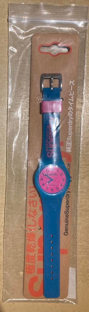 Polshorloge Superdry, Handtassen en Accessoires, Horloges | Dames, Overige merken, Kunststof, Gebruikt, Polshorloge