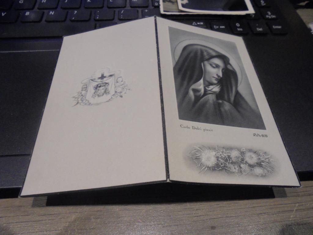 dp Emma-Maria Vandenabeele, Enlèvement ou Envoi, Image pieuse
