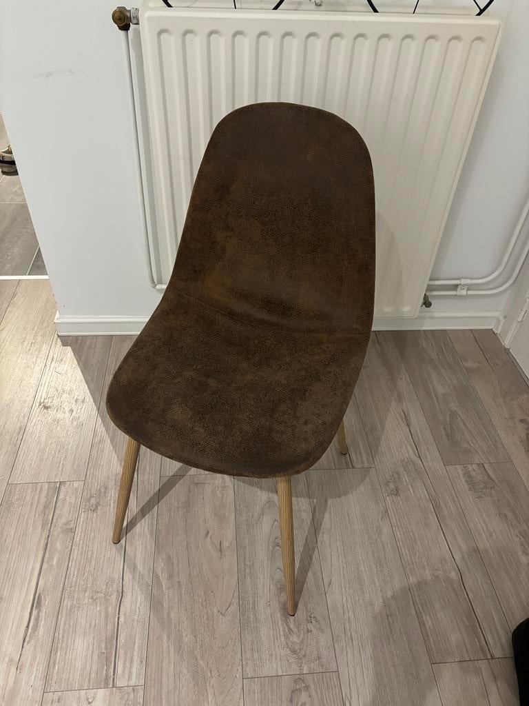 Chaise, Maison & Meubles, Chaises, Enlèvement, Comme neuf, Brun