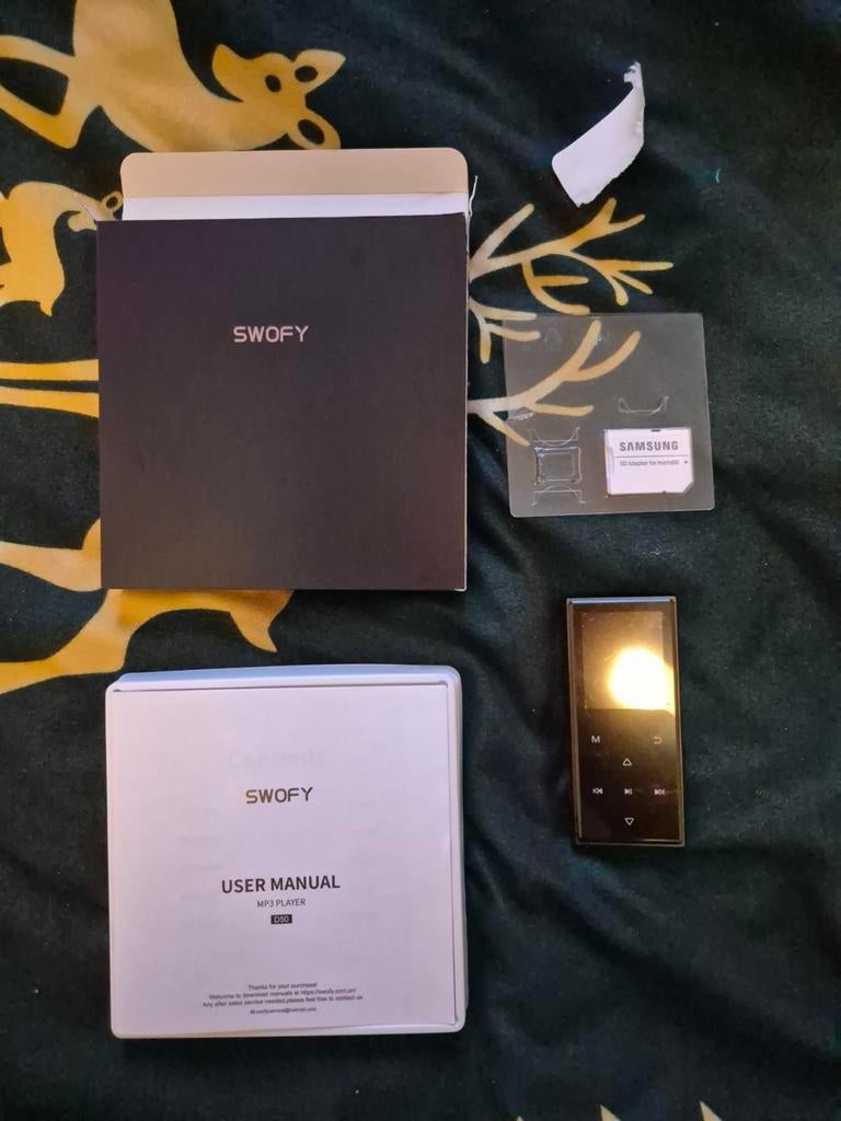 Lecteur MP3 Bluetooth Swofy 256gb(128gb+ carte SD Samsung), Electroménager, Comme neuf, Digital