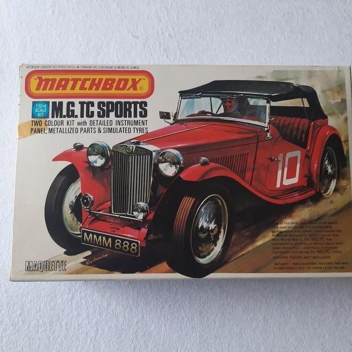 Kit MATCHBOX : MG TC SPORT. VINTAGE. 1/32 * NEUF *SCELLE*, Neuf, Autres marques, Voiture, Enlèvement