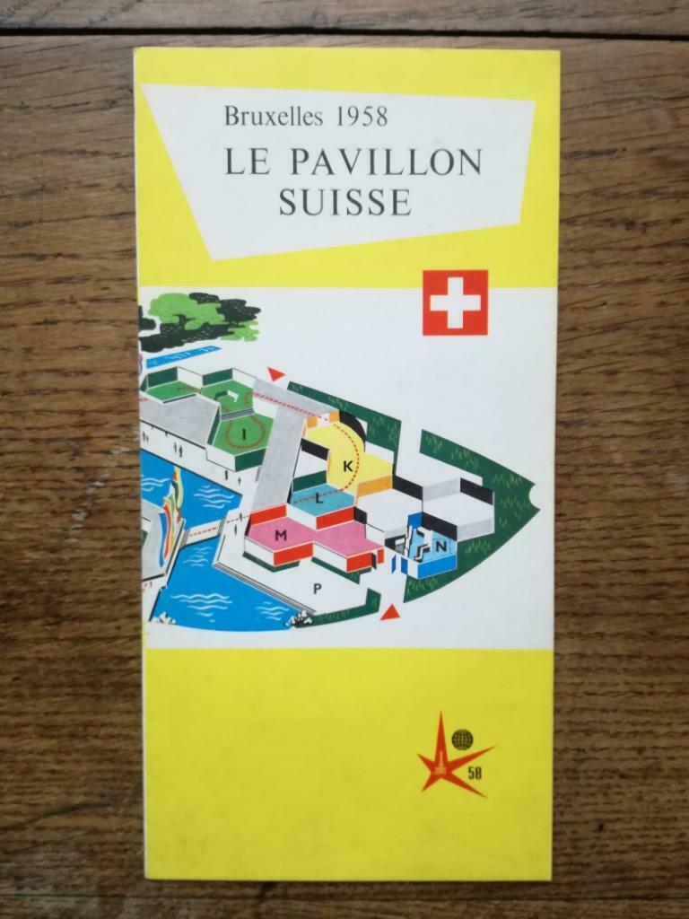 EXPO 58 - Dépliant du pavillon suisse - original, Enlèvement ou Envoi, Autres types