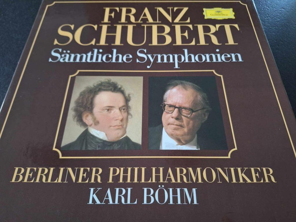 Schubert / Böhm - Sämtliche Symphonien Box 5 x Lp's Vinyl, 12 pouces, Enlèvement ou Envoi, Utilisé, Musique de chambre