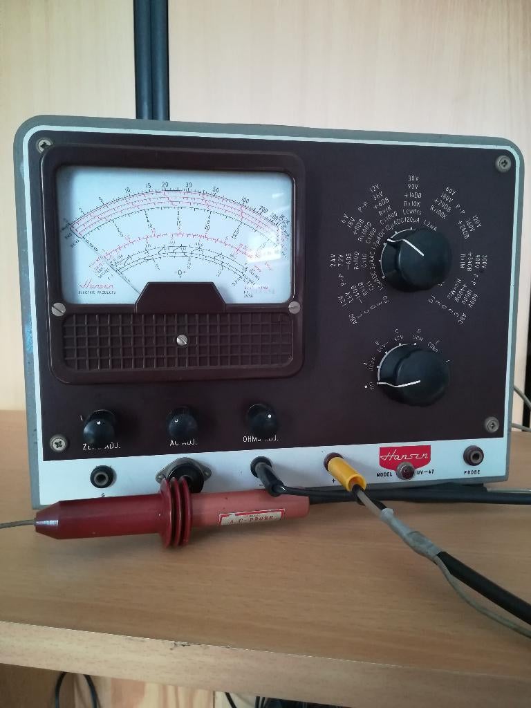 Buisvoltmeter Hansen UV-47, Ophalen, Zo goed als nieuw, Overige meters