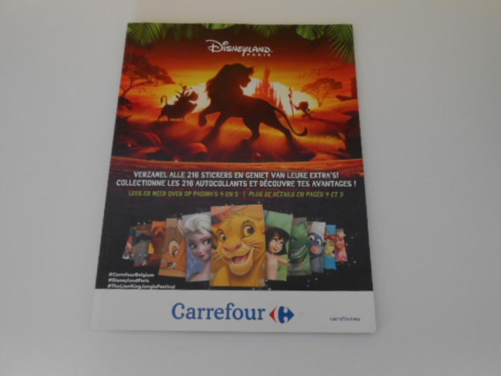 Stickerboek Disney carrefour 2019 - compleet, Verzamelen, Ophalen of Verzenden, Overige figuren, Gebruikt, Plaatje of Poster