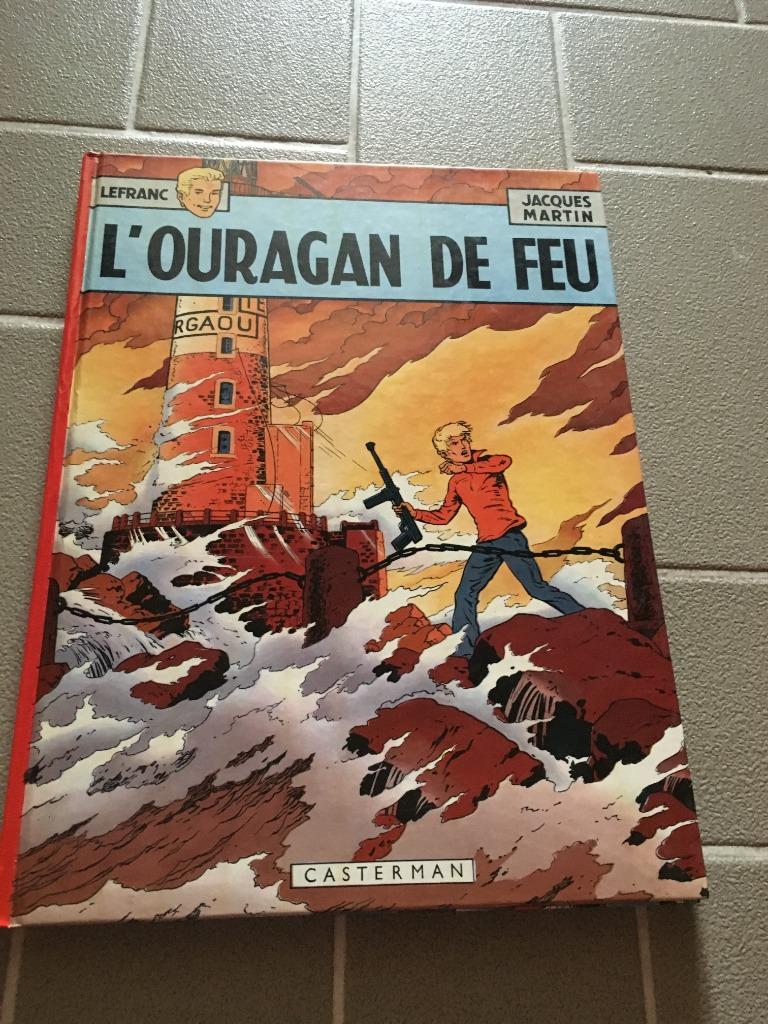 Les Aventures de Lefranc  "L' ouragan de Feu" (1975), Une BD, Enlèvement, Jacques Martin, Utilisé