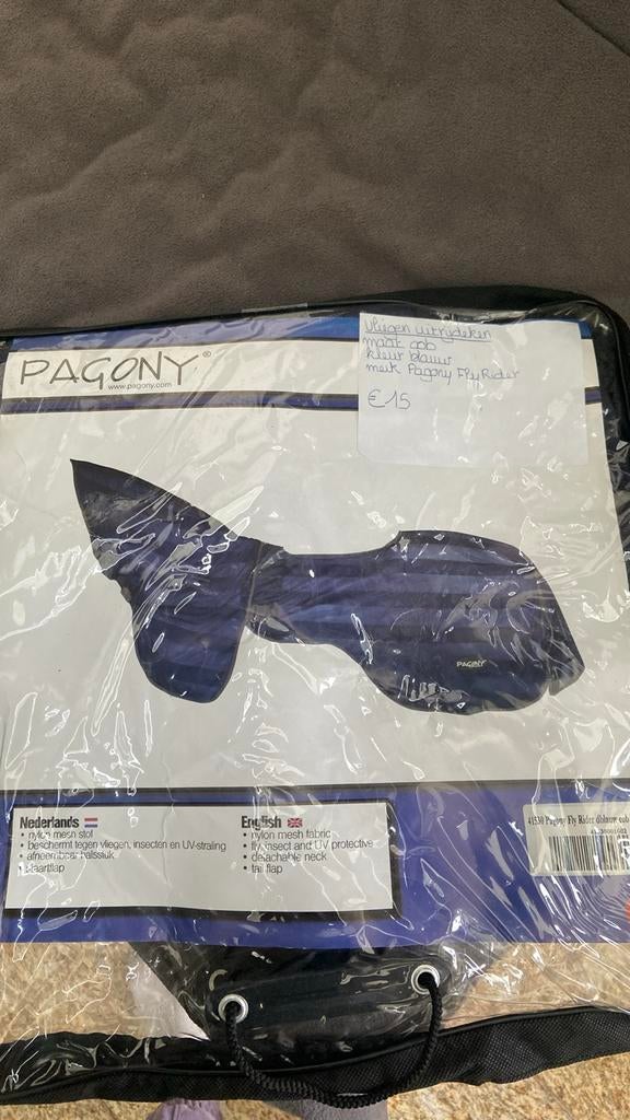 Vliegen uitrijdeken van Pagony Fly Rider, Dieren en Toebehoren, Ophalen of Verzenden, Zo goed als nieuw, Deken