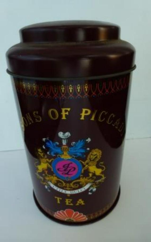 Jacksons of Picadilly leeg thee blik, Verzamelen, Ophalen of Verzenden, Zo goed als nieuw, Thee, Overige merken