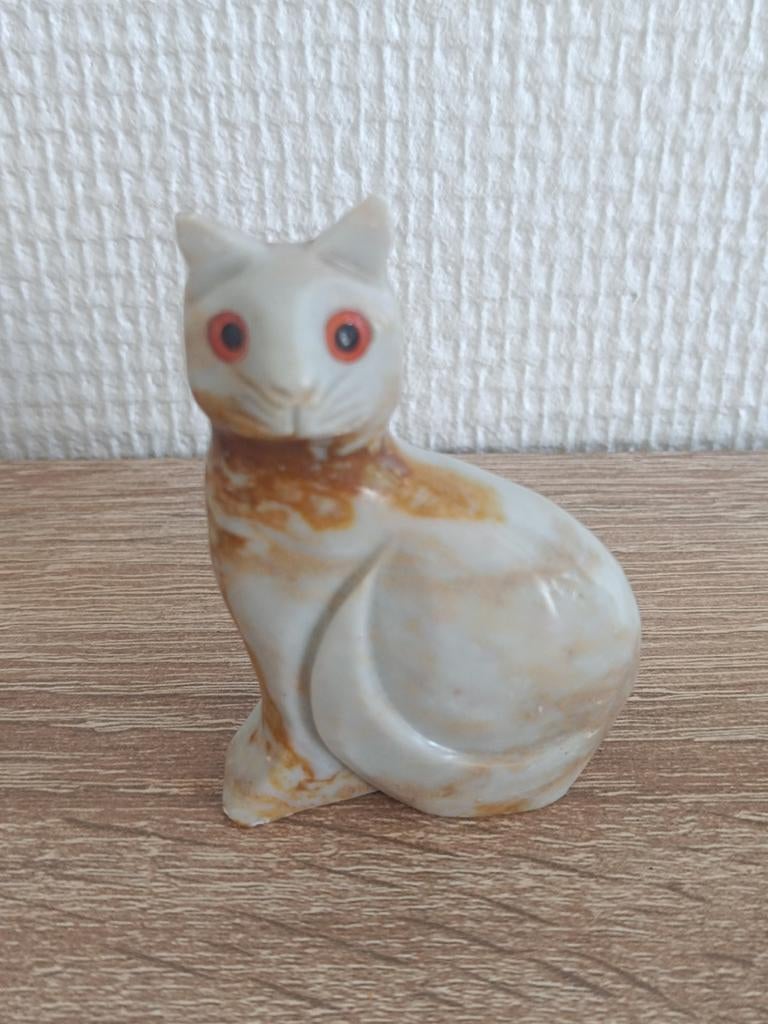 Magnifique chat en marbre, Enlèvement, Comme neuf