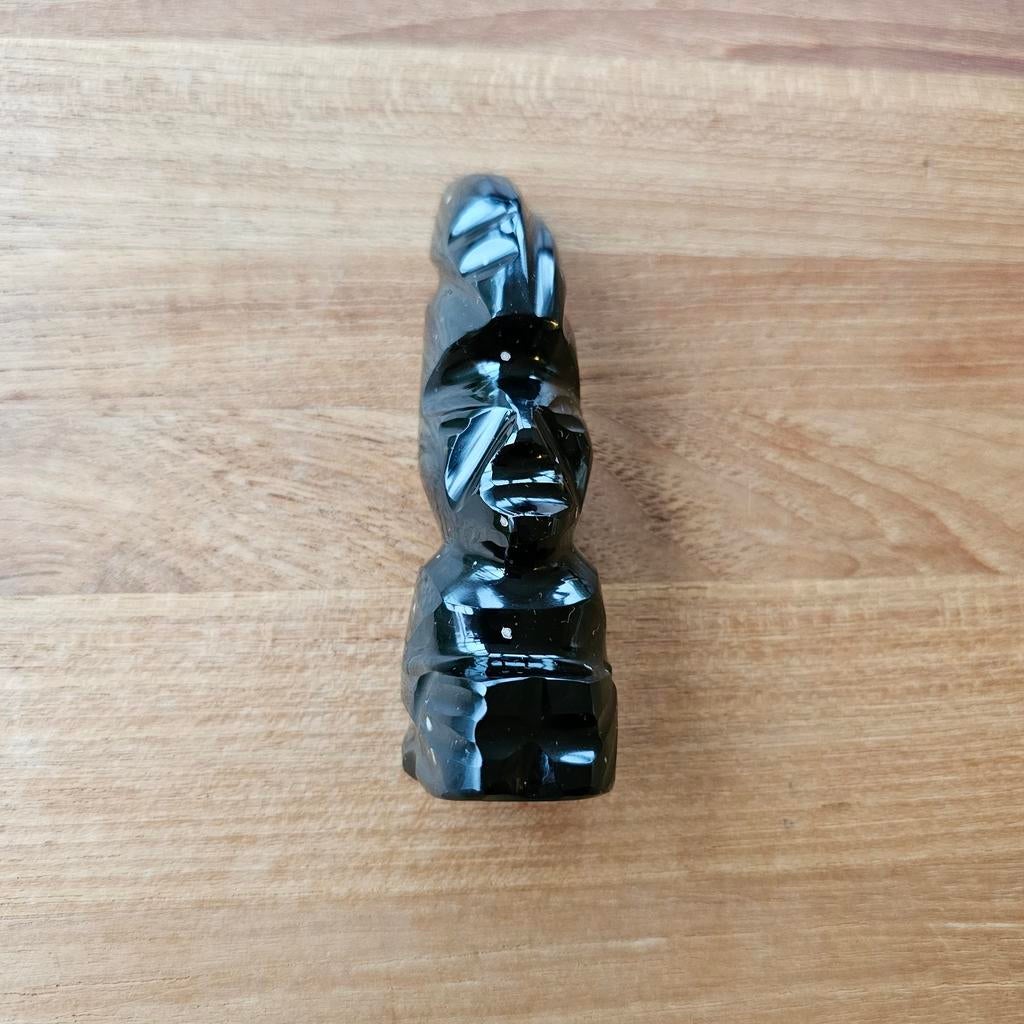 Aztheeks obsidiaan beeldje, Enlèvement ou Envoi