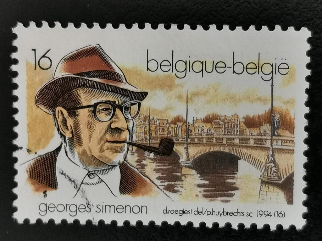Belgique 1994 - Georges Simenon, Timbres & Monnaies, Enlèvement ou Envoi, Affranchi
