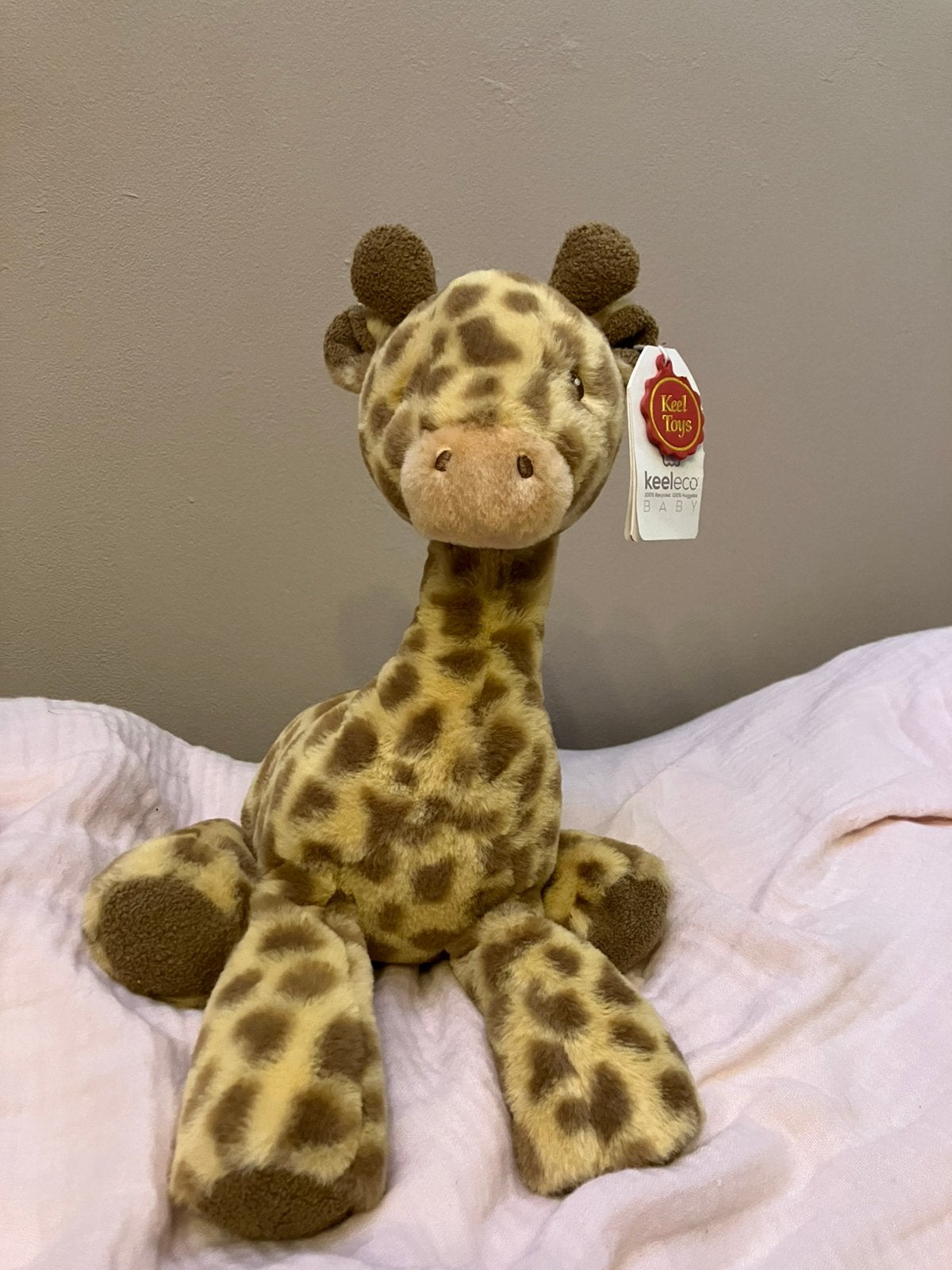 Peluche girafe Keeleco, Enlèvement, Comme neuf, Girafe