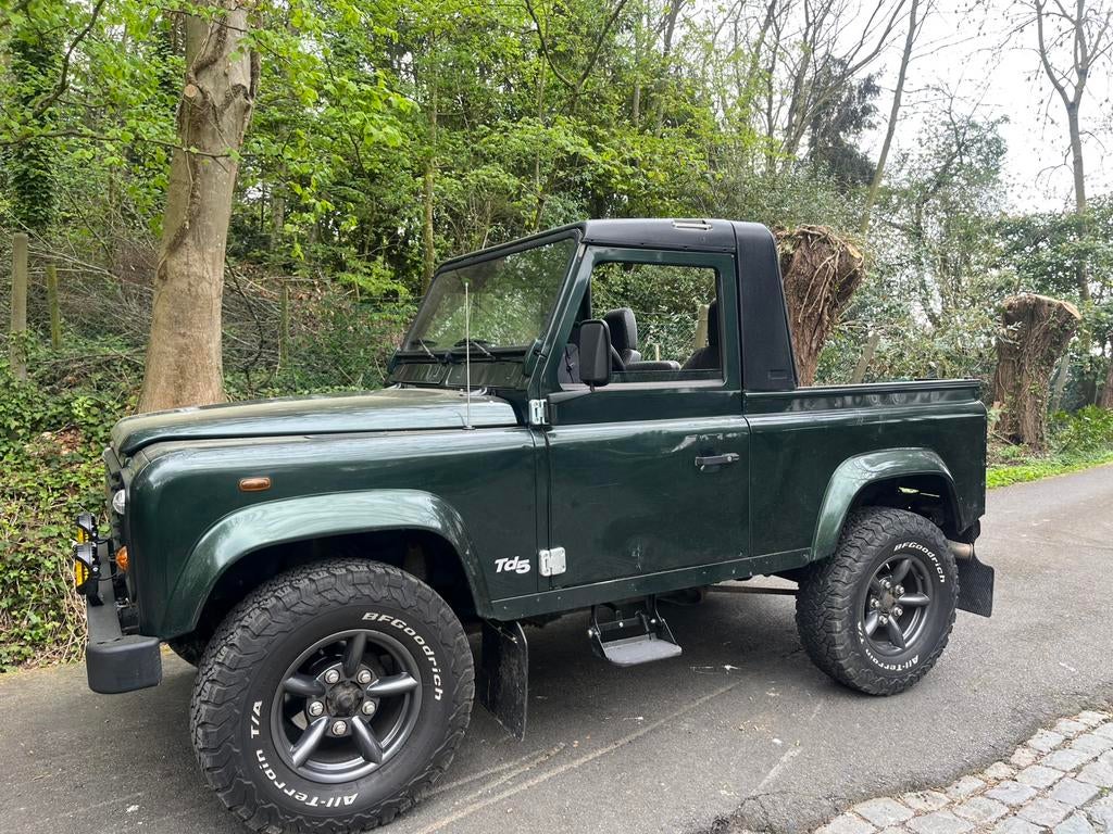 Land Rover Defender 90 - Cabrio dak, Ophalen, Achterklep, Achter, Gebruikt