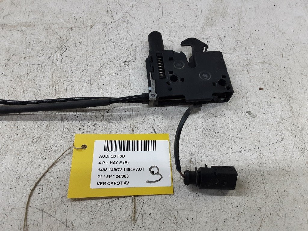 SERRURE CAPOT Audi Q3 (F3B) (01-2018/06-2021), Auto-Union-Straße  1,
85057  Ingolstadt, DE, Info@audi.de, Audi, Utilisé