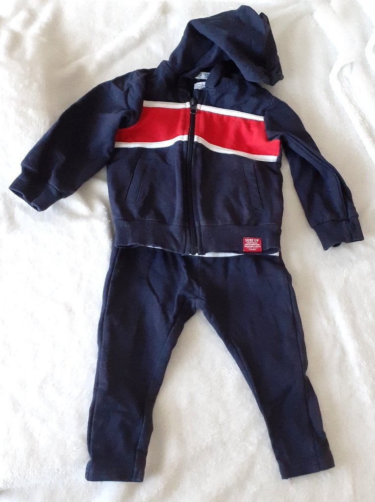 Baby setje blauw rood Dirkje 74, Enlèvement ou Envoi, Neuf, Garçon, Ensemble