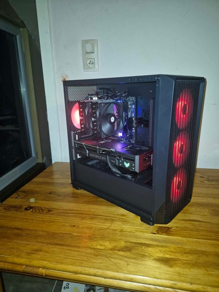gaming pc ryzen7+rtx 5070ti, Ophalen, 32 GB, Zo goed als nieuw, AMD Ryzen 7