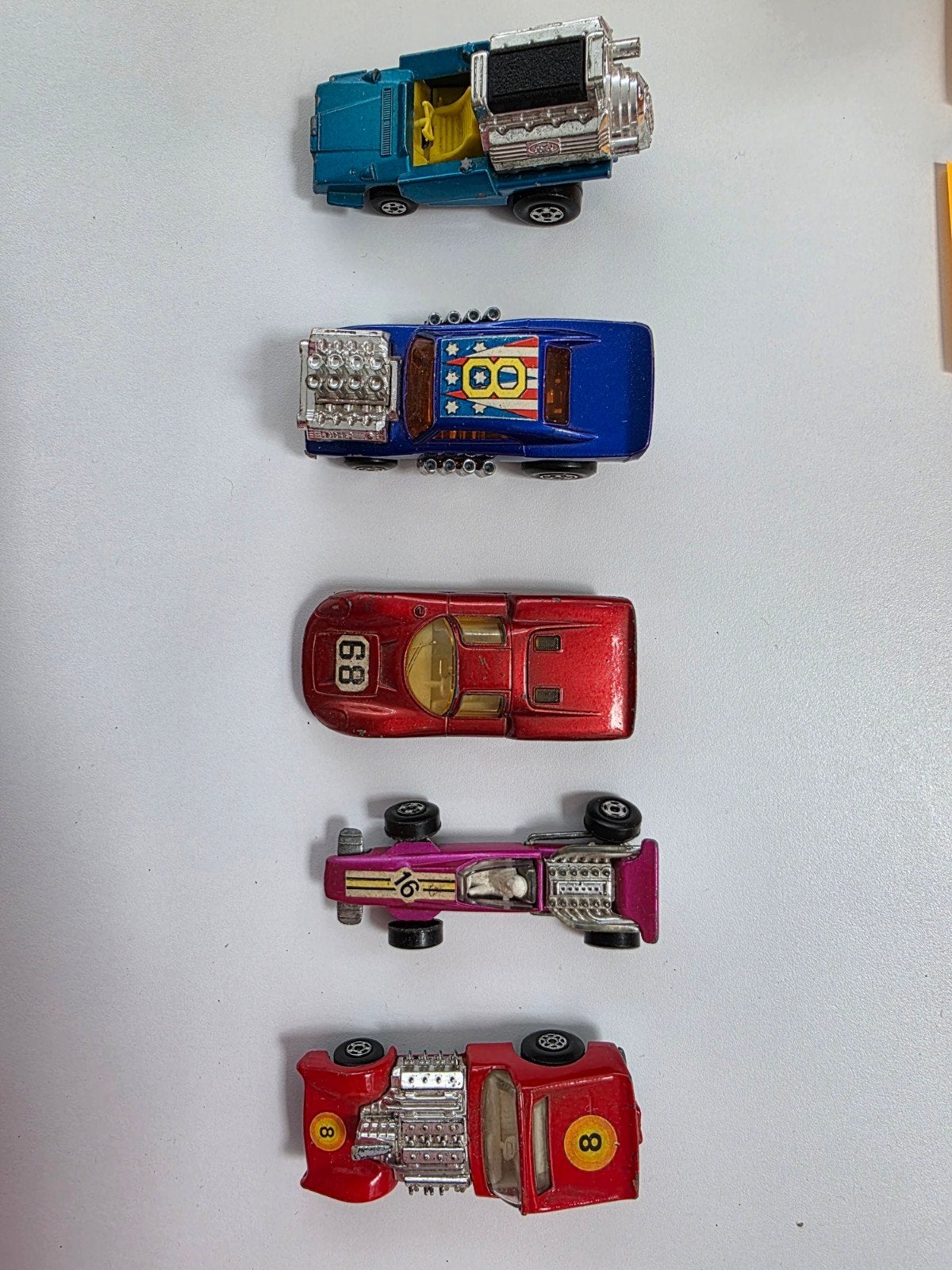5 voitures Matchbox Superfast, Enlèvement ou Envoi, Utilisé
