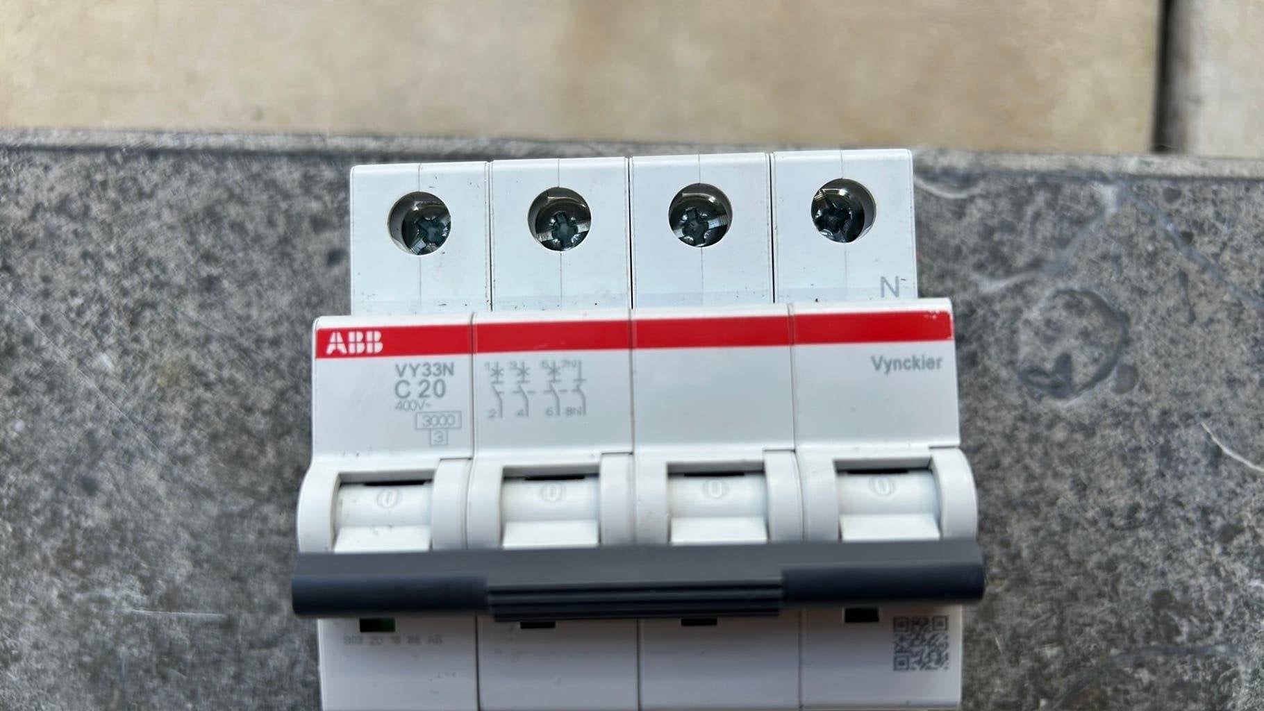 Zekering, Enlèvement, Neuf, ABB, Disjoncteur divisionnaire