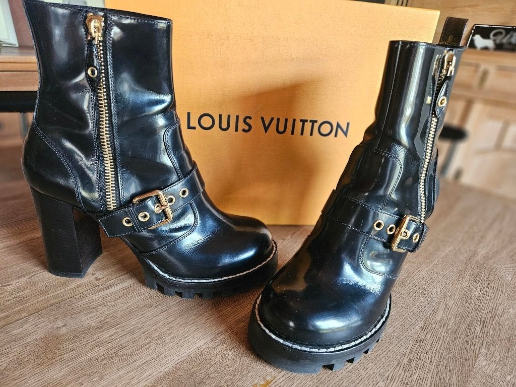Louis Vuitton Start Trail boots zgan, Ophalen, Zwart, Lage of Enkellaarzen, Zo goed als nieuw